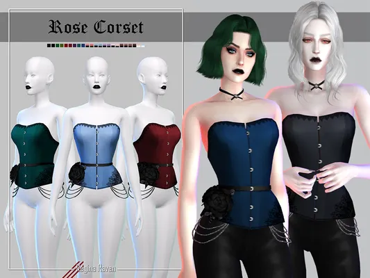 Rose corset